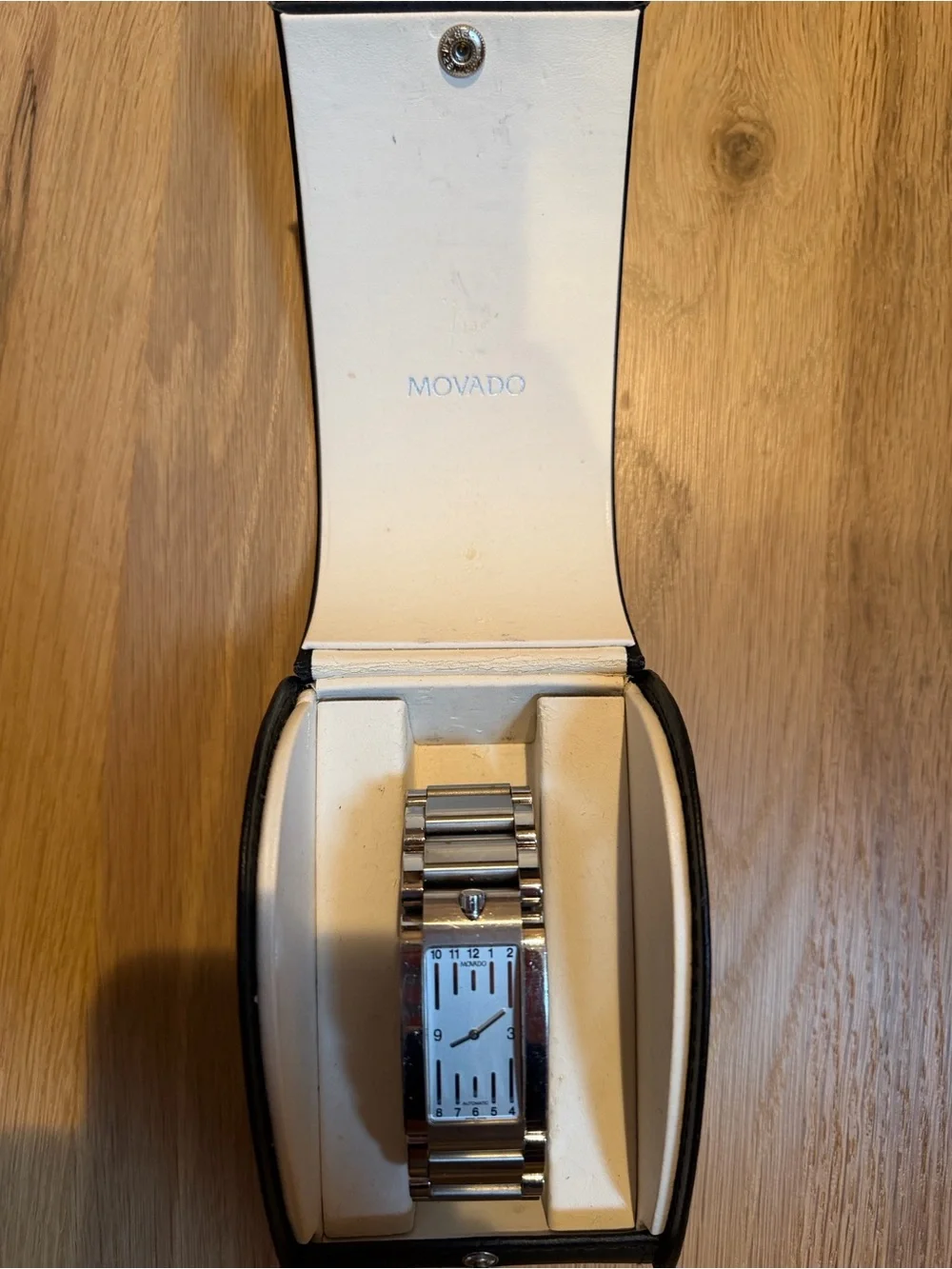 Movado men’s rectangular